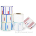 Roll label barcode thermal label zebra